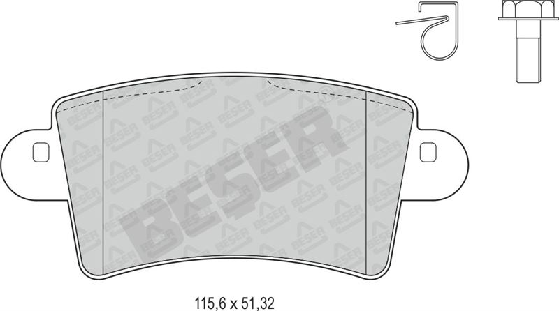 Renault Master 2 Arka Fren Balatası