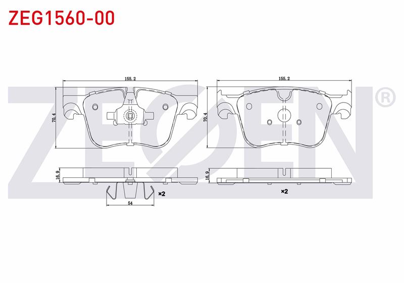 Peugeot 3008 Ön Fren Balatası
