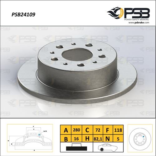 Citroen Jumper Arka Fren Diski