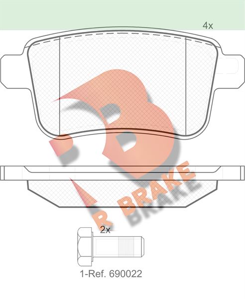 Renault Kangoo Arka Fren Balatası