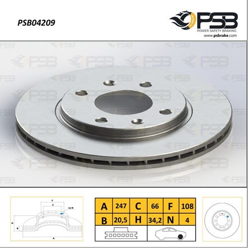 Peugeot 106/306 Ön Fren Diski