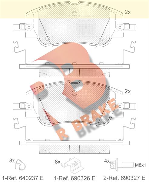 Citroen C4 Ön Fren Balatası