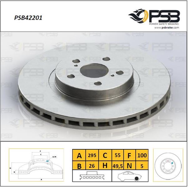 Toyota Avensis Ön Fren Diski