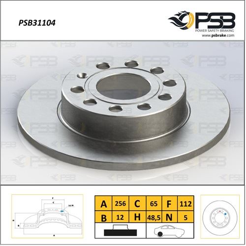 Wolksvagen Jetta Caddy Golf Arka Fren Diski