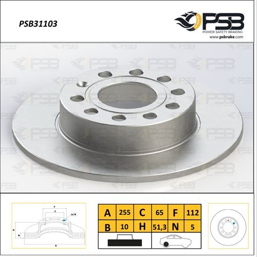 Wolksvagen Golf V Arka Fren Diski