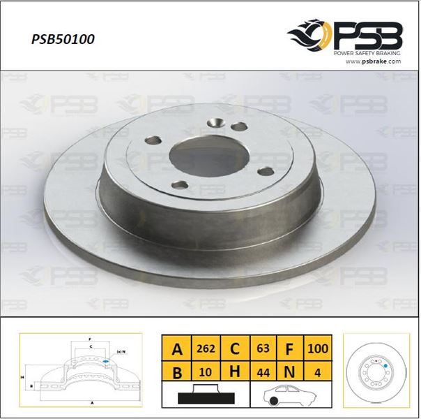 Hyundai İ30 Accent Blue İ20 Bayon Arka Fren Diski