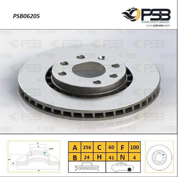 Opel Astra Corsa Vectra Ön Fren Diski