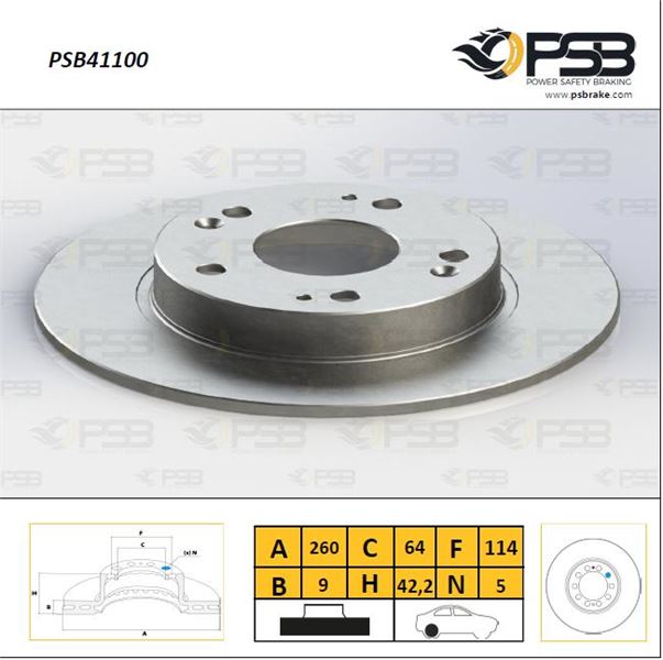 Honda Civic Arka Fren Diski