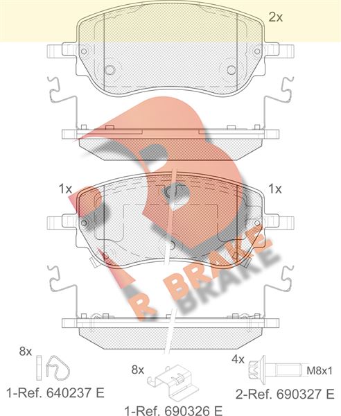 Fiat Egea Timsah Şekil Ön Fren Balatası