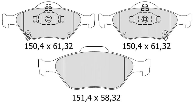 Toyata Yaris Ön Fren Balatası
