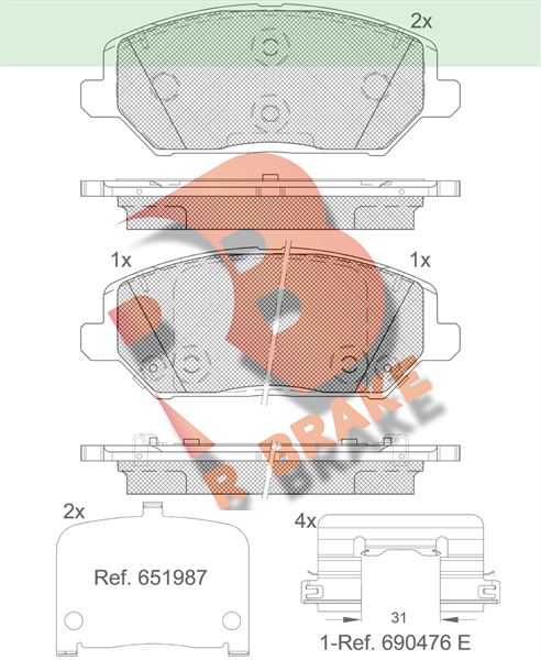 Hyundai İ30 Ön Fren Balatası