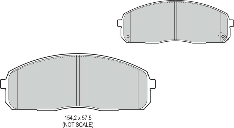 Kia Bongo K2500 Ön Fren Balatası