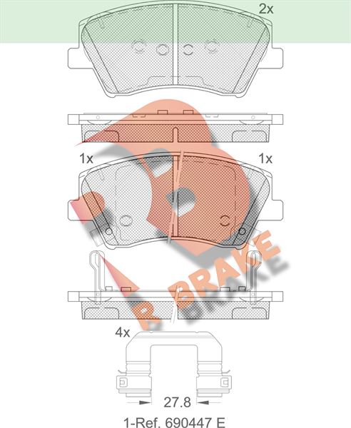 Hyundai Elantra Ön Fren Balatası 