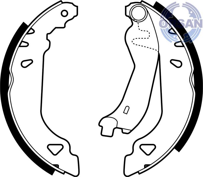 Renault Tempra Pabuçlu Arka Fren Balatası