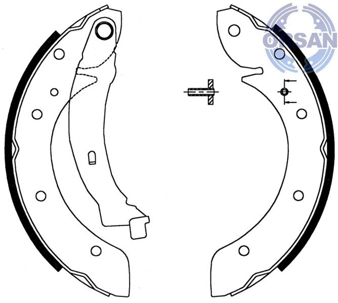 Citroen Berlingo Pabuçlu Arka Fren Balatası