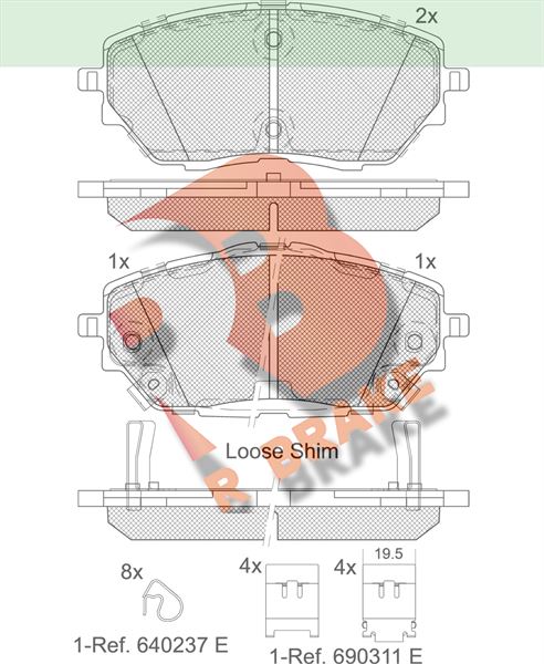 Toyota CHR Ön Fren Balatası