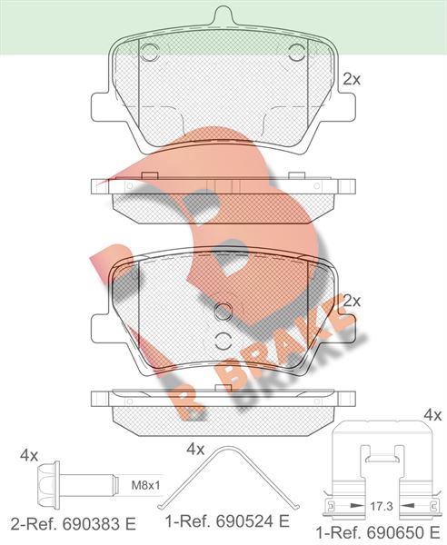 Volvo Xc40 Arka Fren Balatası